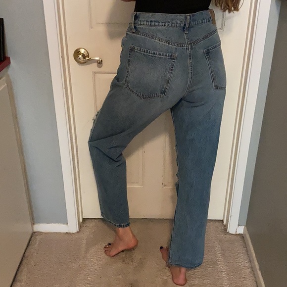 Aeropostale 90s distressed baggy Mom jeans - Picture 7 of 8